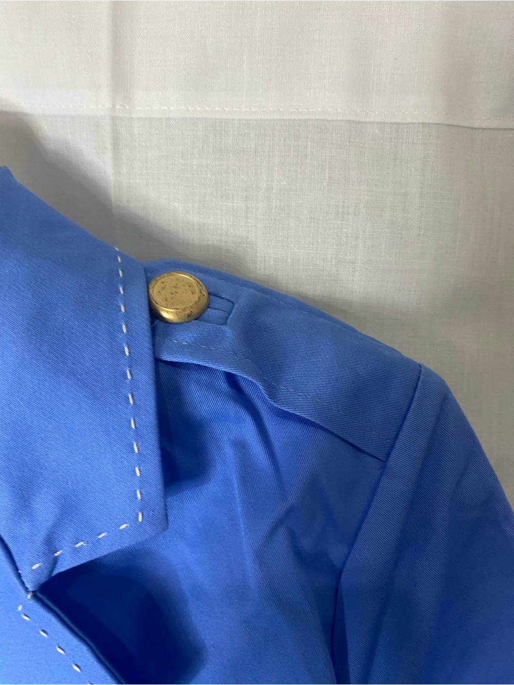 Joan Rivers Royal Blue Military-Inspired Blazer with Gold Buttons - Picture 4 of 9